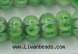 CLG774 14 inches 8*12mm rondelle lampwork glass beads wholesale