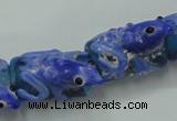 CLG797 15.5 inches 12*18mm cylinder lampwork glass beads wholesale