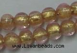 CLG830 12 inches 6mm round lampwork glass beads wholesale