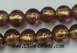 CLG835 15.5 inches 8mm round lampwork glass beads wholesale