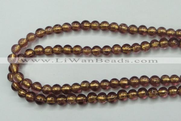 CLG835 15.5 inches 8mm round lampwork glass beads wholesale