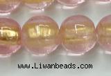 CLG845 15.5 inches 14mm round lampwork glass beads wholesale