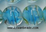 CLG854 15.5 inches 18mm round lampwork glass beads wholesale