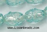 CLG883 2PCS 16 inches 12*18mm oval lampwork glass beads wholesale