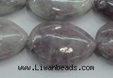 CLI61 15.5 inches 22*30mm teardrop natural lilac jasper beads wholesale