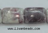 CLI64 15.5 inches 18*25mm rectangle natural lilac jasper beads wholesale