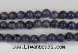 CLJ213 15.5 inches 6mm round dyed sesame jasper beads wholesale