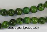 CLJ220 15.5 inches 8mm round dyed sesame jasper beads wholesale