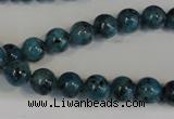 CLJ223 15.5 inches 8mm round dyed sesame jasper beads wholesale