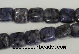 CLJ263 15.5 inches 10*10mm square dyed sesame jasper beads wholesale