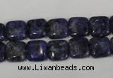 CLJ264 15.5 inches 10*10mm square dyed sesame jasper beads wholesale