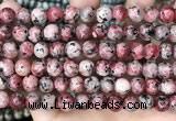 CLJ506 15.5 inches 4mm,6mm,8mm,10mm & 12mm round sesame jasper beads