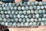 CLJ516 15.5 inches 4mm,6mm,8mm,10mm & 12mm round sesame jasper beads