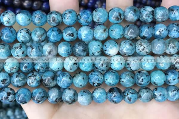 CLJ519 15.5 inches 4mm,6mm,8mm,10mm & 12mm round sesame jasper beads