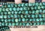 CLJ527 15.5 inches 4mm,6mm,8mm,10mm & 12mm round sesame jasper beads