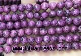 CLJ555 15.5 inches 6mm,8mm,10mm & 12mm faceted round sesame jasper beads