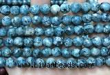 CLJ558 15.5 inches 6mm,8mm,10mm & 12mm faceted round sesame jasper beads