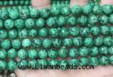 CLJ560 15.5 inches 6mm,8mm,10mm & 12mm faceted round sesame jasper beads