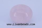 CLO01 19*30mm rondelle loose rose quartz gemstone beads wholesale