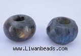 CLO19 19*30mm rondelle loose labradorite gemstone beads wholesale