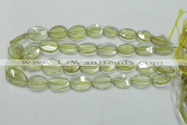 CLQ103 15*20mm - 20*28mm nuggets natural lemon quartz beads