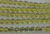 CLQ151 15.5 inches 6mm round natural lemon quartz beads wholesale