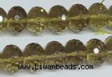 CLQ16 15.5 inches 10*14mm faceted rondelle natural lemon quartz beads