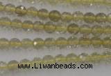 CLQ161 15.5 inches 6mm faceted round natural lemon quartz beads