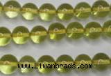 CLQ203 15.5 inches 10mm round natural lemon quartz beads wholesale