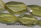 CLQ260 15.5 inches 15*18mm – 20*32mm faceted freeform lemon quartz beads