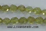 CLQ302 15.5 inches 8mm faceted nuggets lemon quartz beads