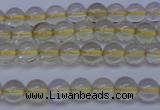 CLQ350 15 inches 4mm round natural lemon quartz beads wholesale