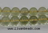 CLQ52 15.5 inches 10mm round natural lemon quartz beads wholesale