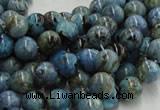 CLR02 16 inches 8mm round larimar gemstone beads wholesale