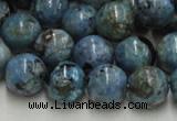 CLR05 16 inches 14mm round larimar gemstone beads wholesale