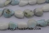 CLR50 15.5 inches 5*7mm – 10*12mm nuggets natural larimar beads