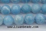 CLR603 15.5 inches 10mm round imitation larimar beads wholesale