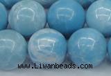 CLR606 15.5 inches 16mm round imitation larimar beads wholesale