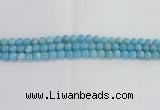 CLR71 15.5 inches 8mm round imitation larimar beads wholesale