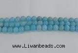 CLR73 15.5 inches 12mm round imitation larimar beads wholesale