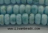 CLR79 15.5 inches 4*7mm rondelle natural larimar gemstone beads