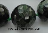 CLS18 15.5 inches 30mm faceted round large kambaba jasper beads