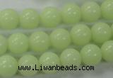 CLU04 15.5 inches 10mm round luminous stone beads wholesale