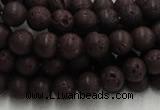 CLV202 15.5 inches 10mm round coffee natural lava beads wholesale