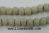 CLV352 15.5 inches 8mm ball dyed lava beads wholesale