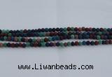 CLV520 15.5 inches 4mm round mixed lava beads wholesale