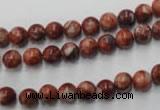 CMA201 15.5 inches 6mm round red malachite beads wholesale