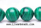 CMA21 15.5 inches 14mm round imitate malachite beads wholesale