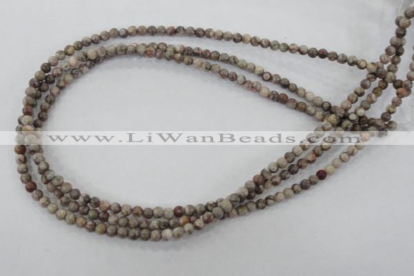 CMB01 15.5 inches 4mm round natural medical stone beads wholesale