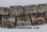 CMB26 15.5 inches 12*16mm rectangle natural medical stone beads